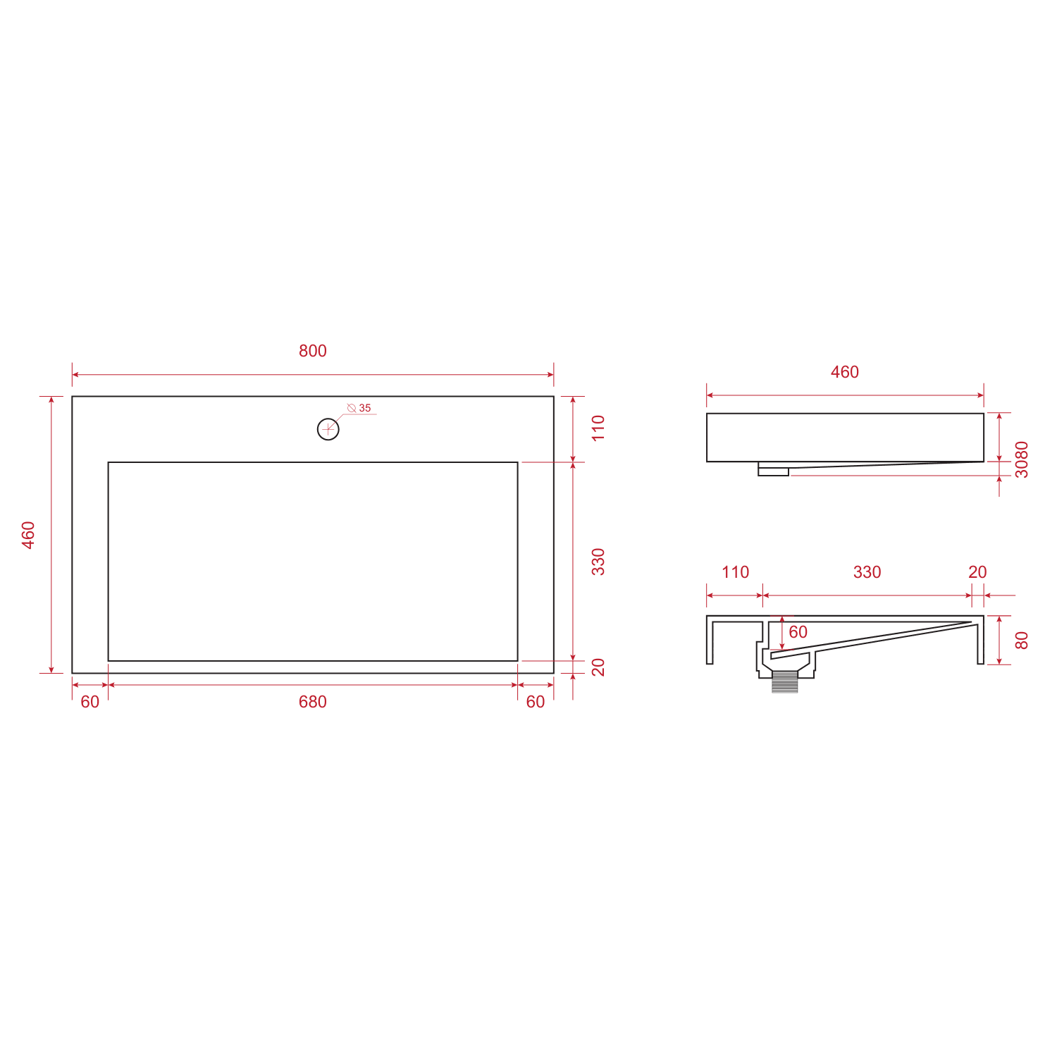 AZURO Licht Eiken - Wastafel Wit - Met Kolomkast - 80cm - lomazoo.com
