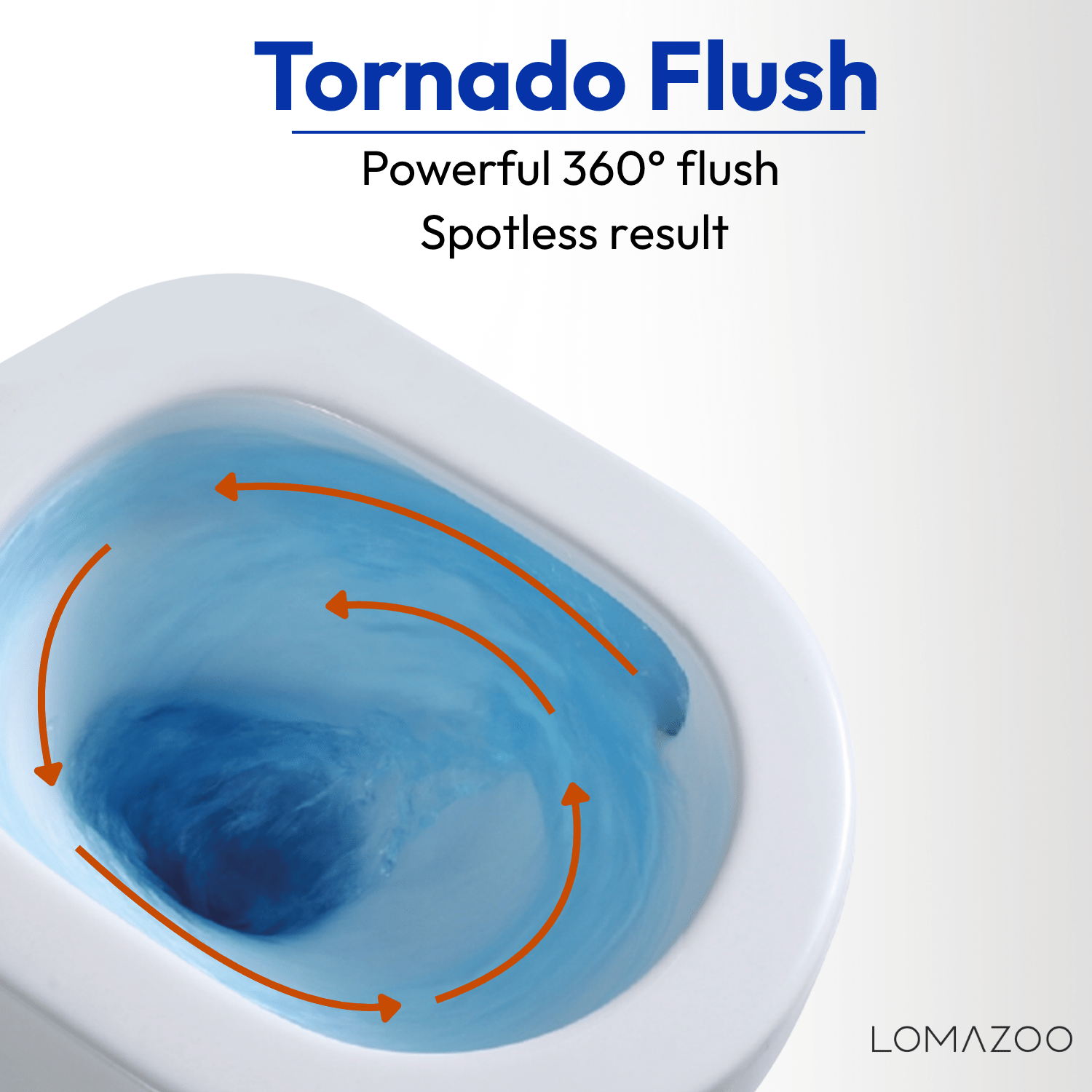Hangtoilet met Inbouwreservoir - Rond Wit - Drukplaat Rond Goud - Linea - lomazoo.com