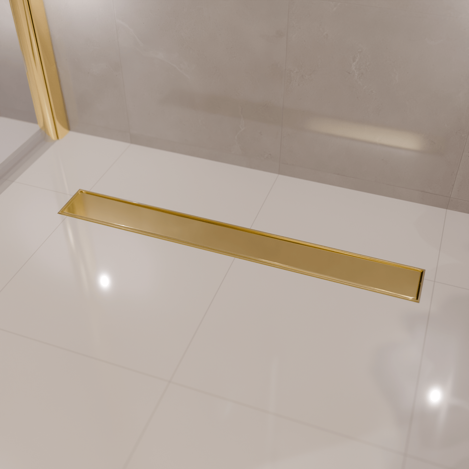 Douchegoot Nilo 80 cm - Goud - lomazoo.com