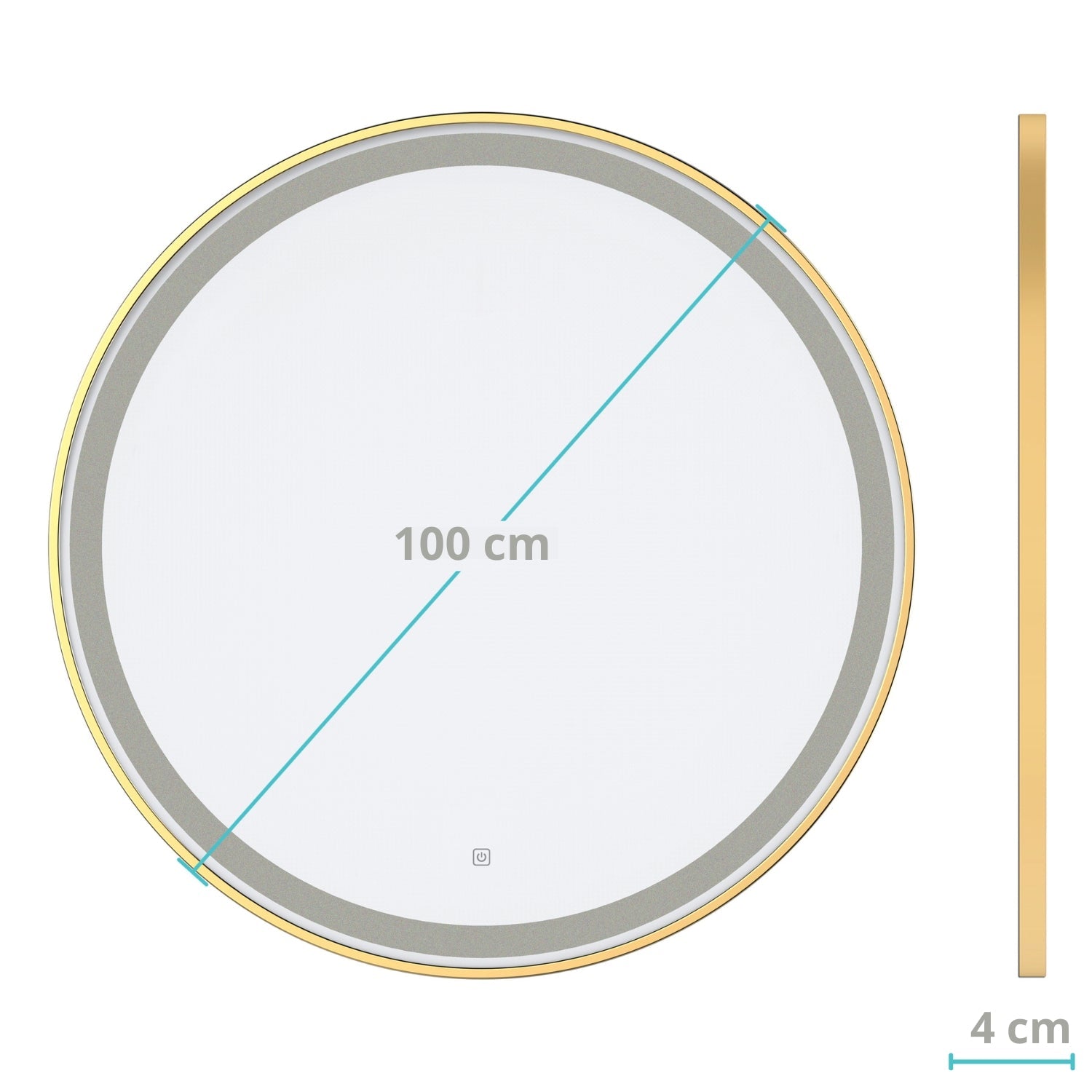 SOHO - 100 cm (Goud) - lomazoo.com