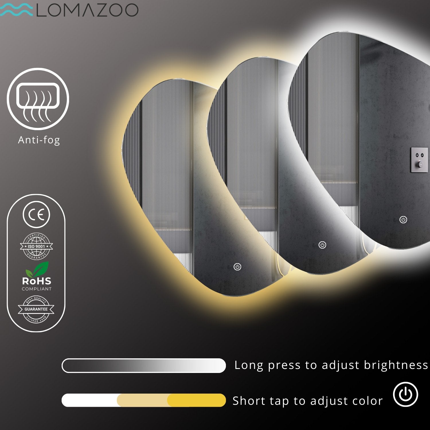 ZÜRICH 80 x 80 cm (Tweedekans) - lomazoo.com