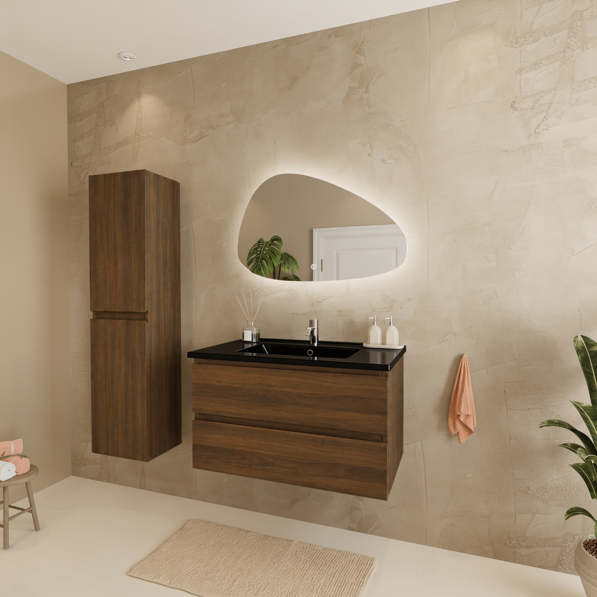 Badezimmermöbel 80 cm –