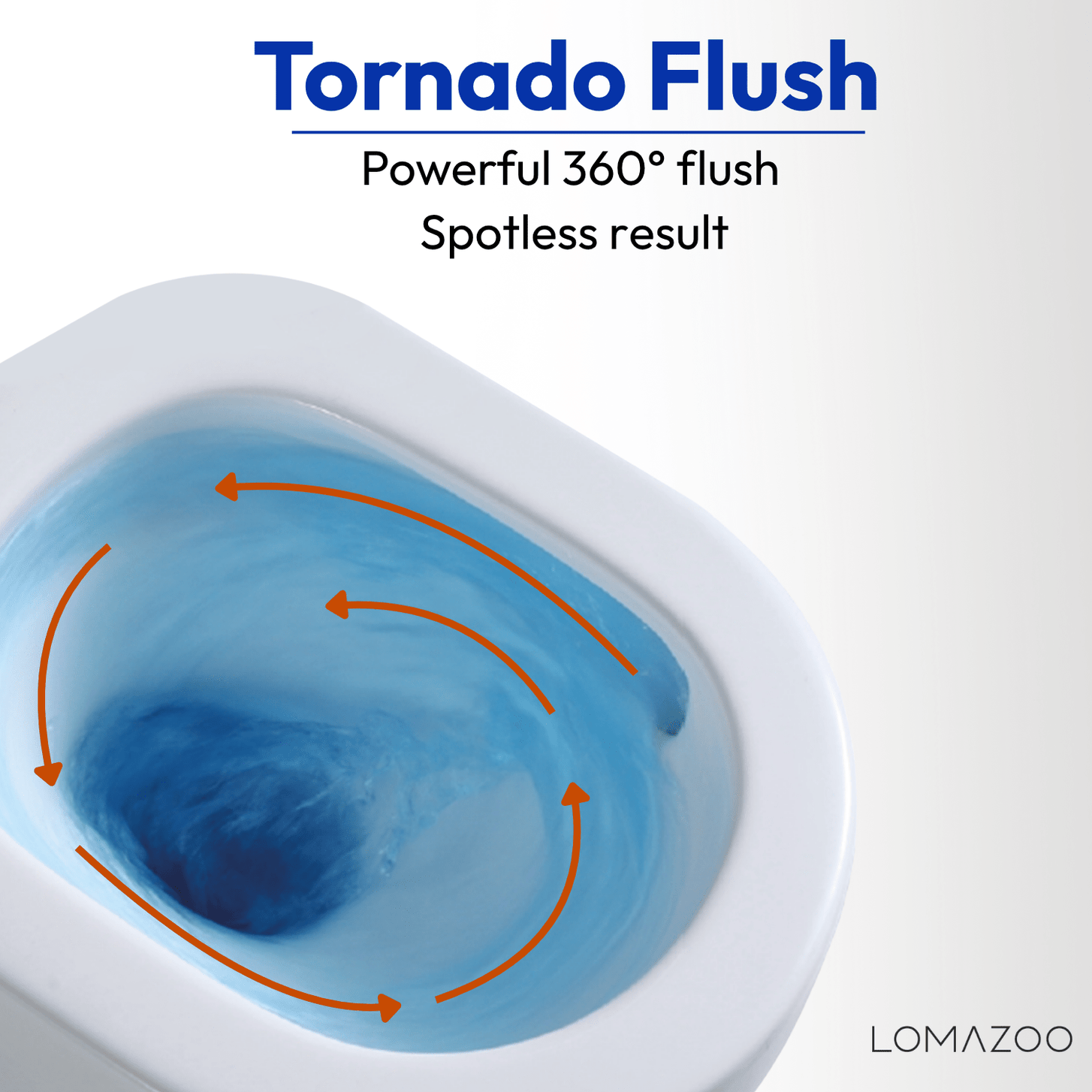 Hangtoilet met Inbouwreservoir - Rond Wit - Drukplaat Vierkant Wit - Linea - lomazoo.com