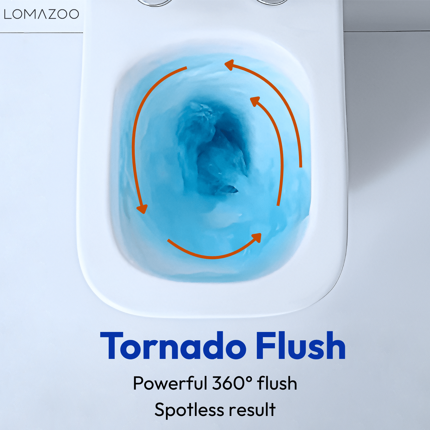 Hangtoilet met Inbouwreservoir - Vierkant Wit - Drukplaat Rond Zwart - Linea - lomazoo.com