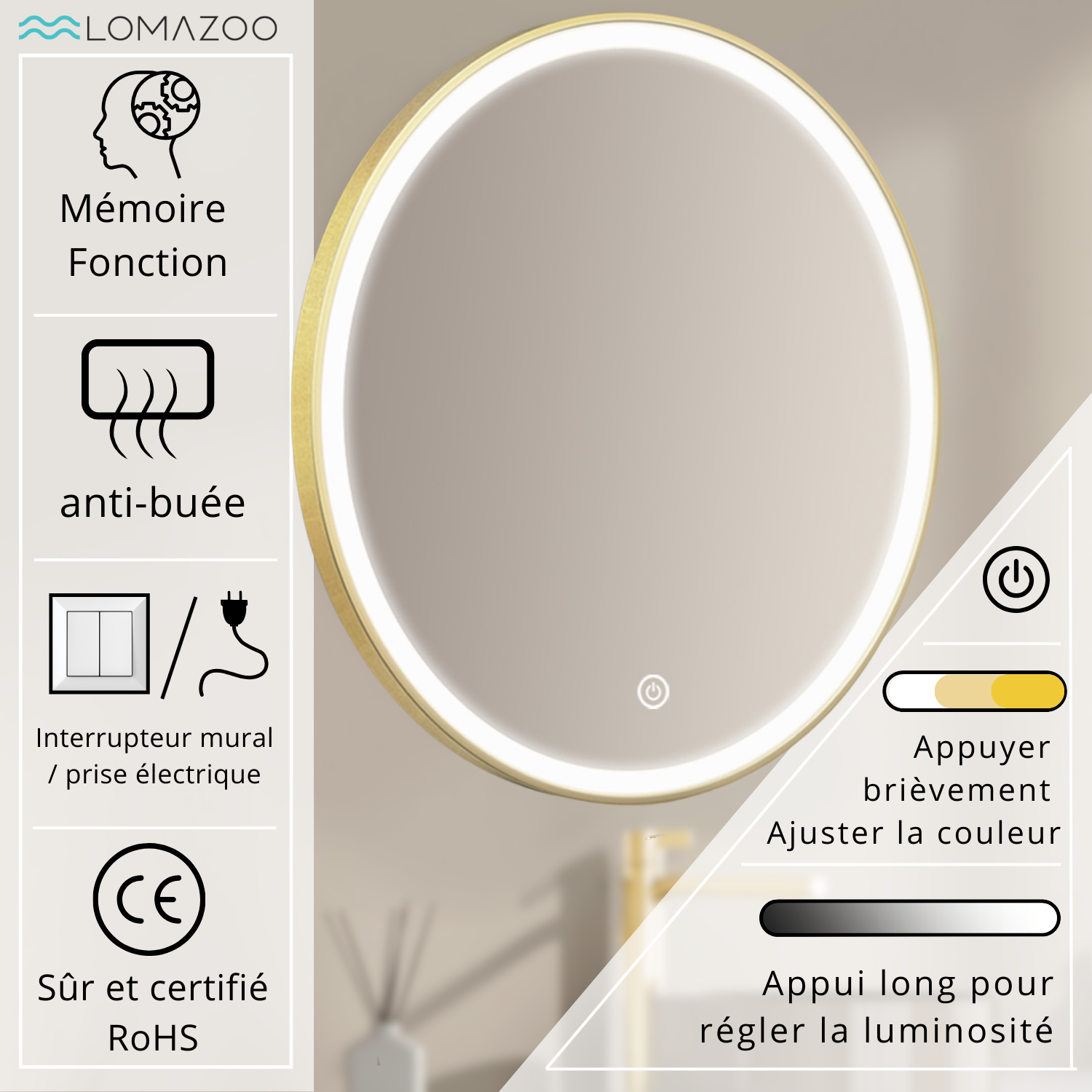 LONDON - 60 cm (goud)