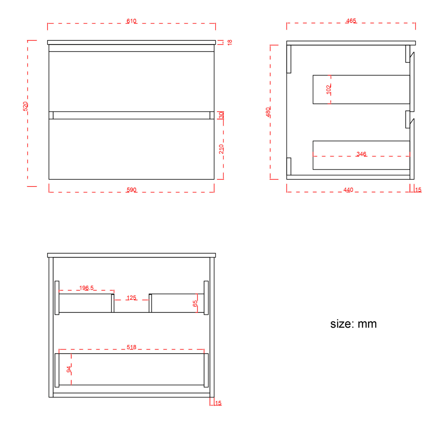 Badmeubelset VERONA 60 cm - Met Kolomkast - Glanzend Wit - Wastafel Wit - lomazoo.com