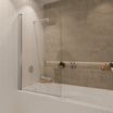 Badwand Palmas 80 x 140 cm - Chroom - Nano Coating - lomazoo.com