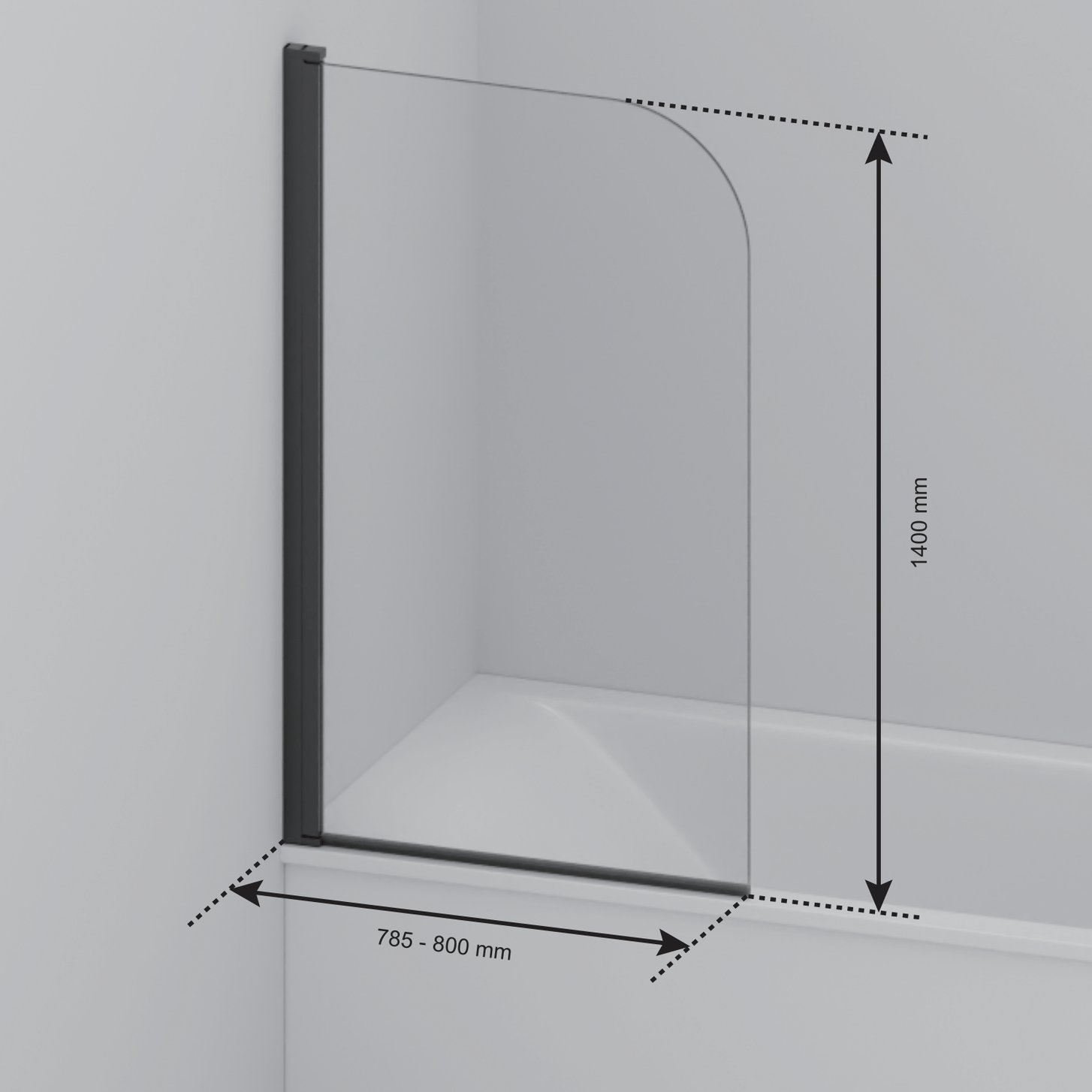 Badwand Palmas 80 x 140 cm - Glanzend Goud - Nano Coating - lomazoo.com