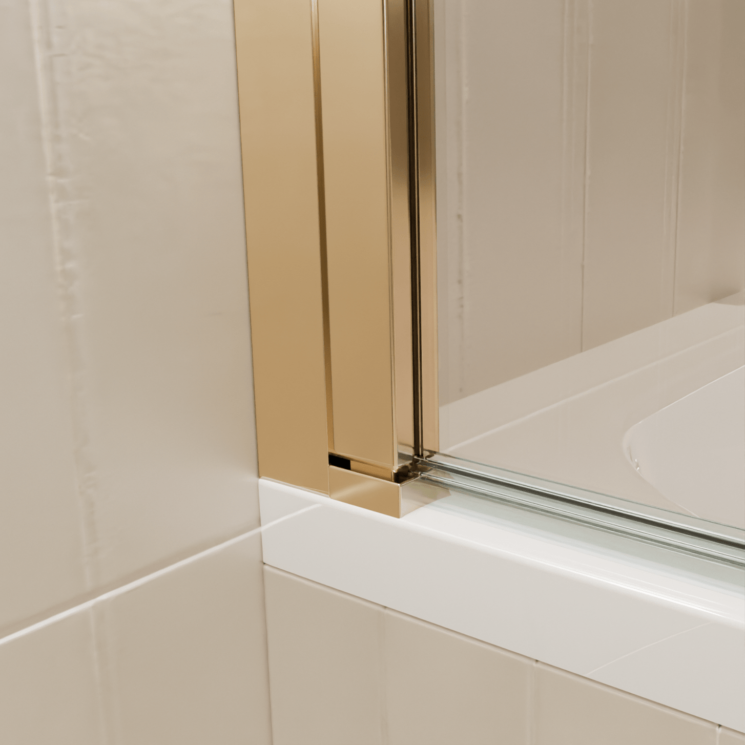 Badwand Palmas 80 x 140 cm - Glanzend Goud - Nano Coating - lomazoo.com