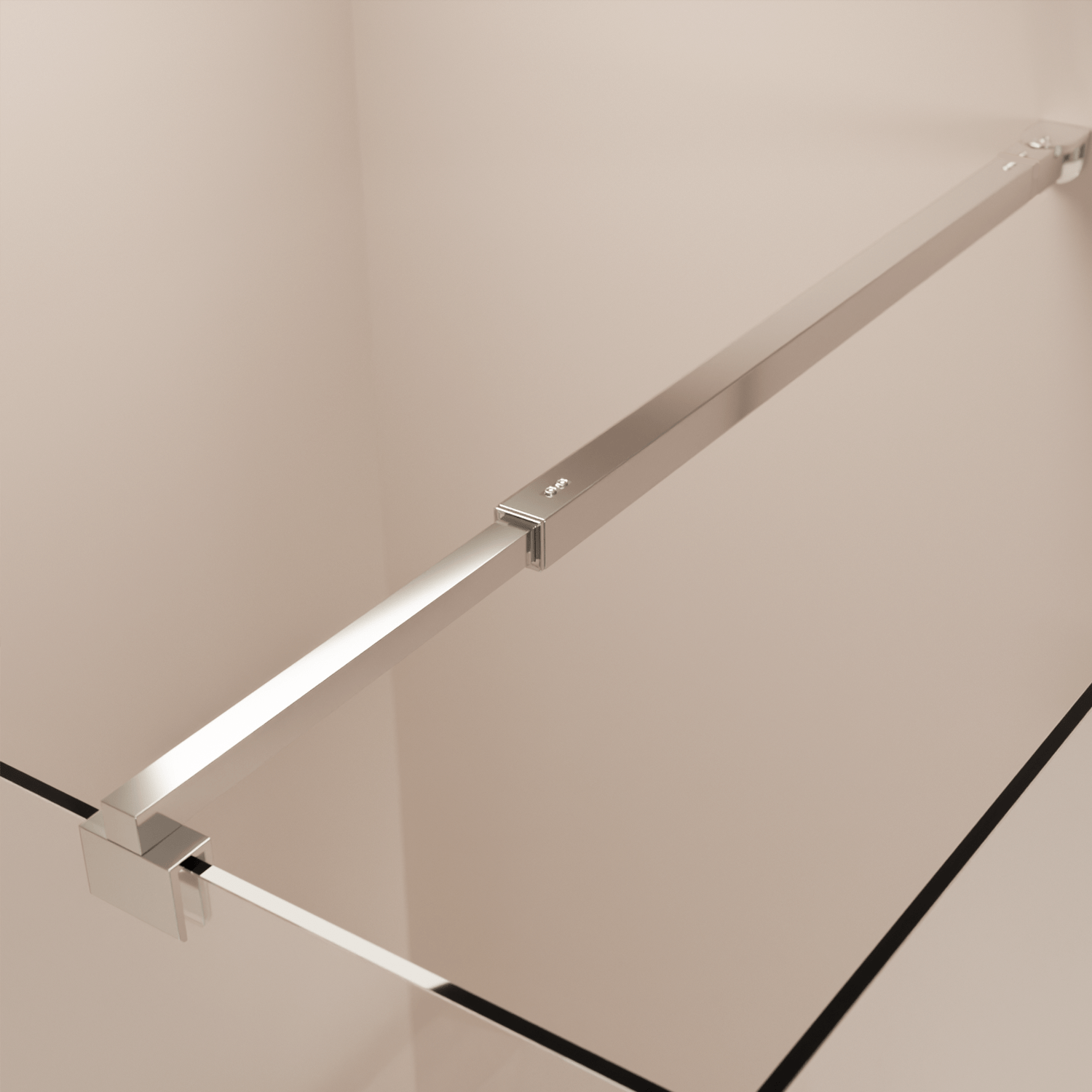 Douchecabine Cali 90 x 90 x 200 cm - Chroom - Nano Coating - Draaideur - lomazoo.com