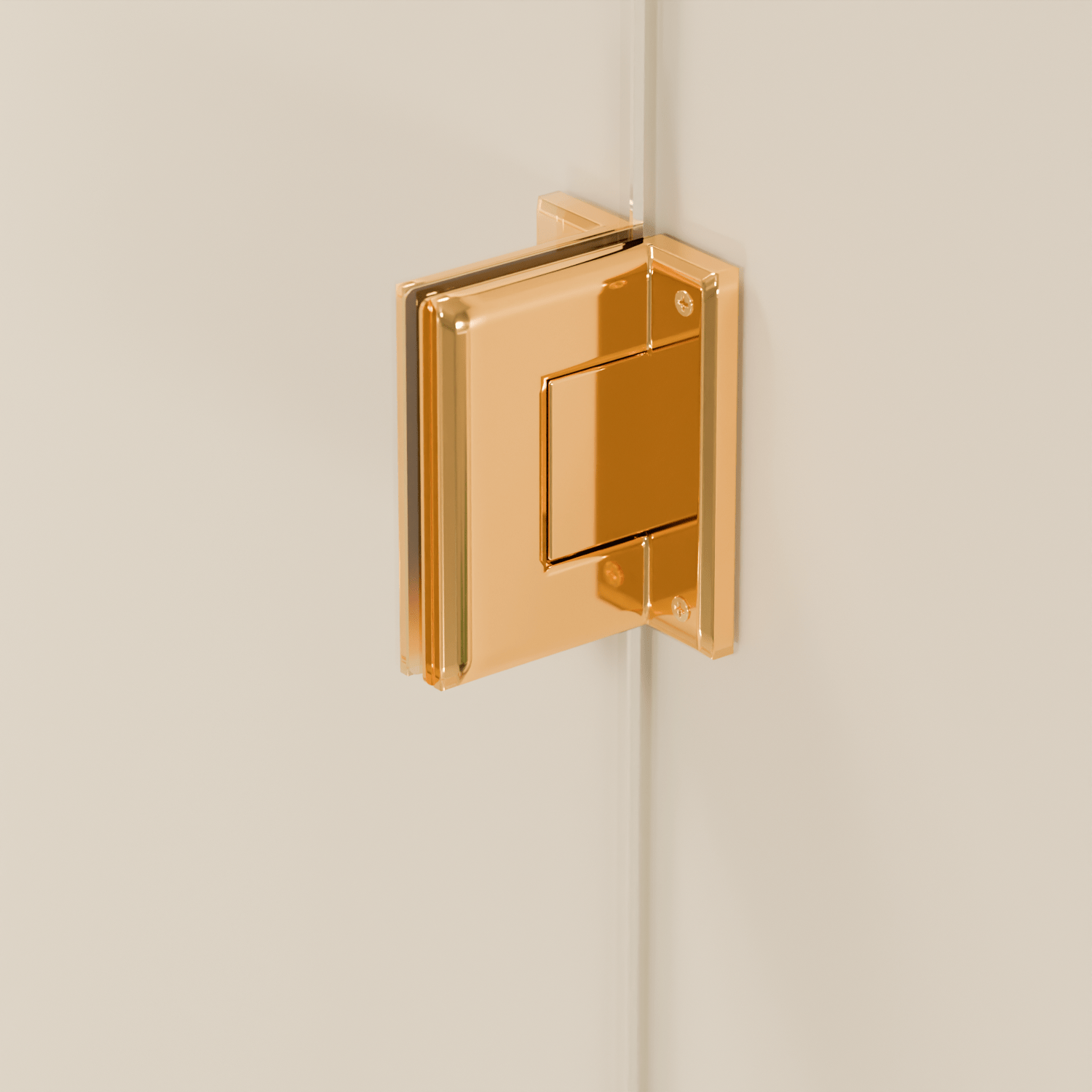 Douchecabine Cali 90 x 90 x 200 cm - Glanzend Goud - Nano Coating - Draaideur - lomazoo.com