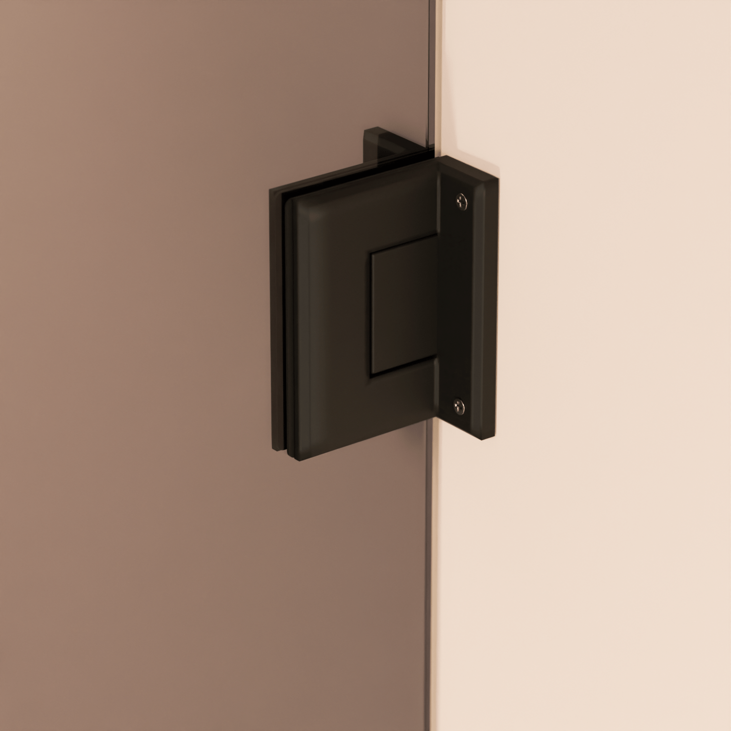 Douchecabine Cali 90 x 90 x 200 cm - Matzwart - Gerookt Glas Nano Coating - Draaideur - lomazoo.com