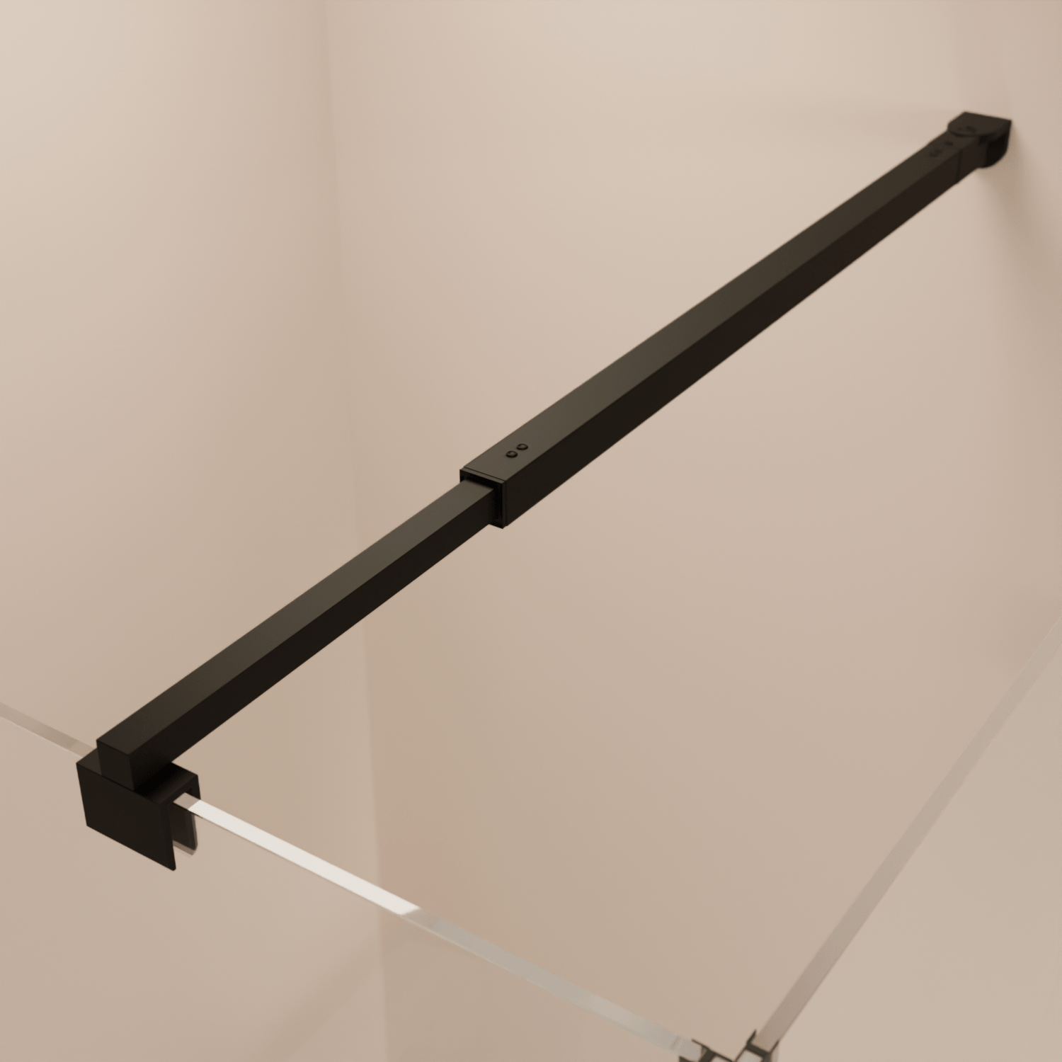 Douchecabine Cali 90 x 90 x 200 cm - Matzwart - Nano Coating - Draaideur - lomazoo.com