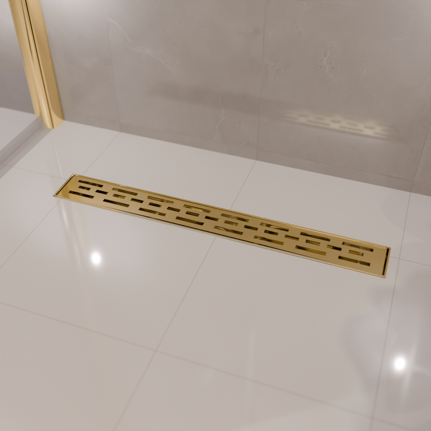 Douchegoot Cayma 60 cm - Goud - lomazoo.com