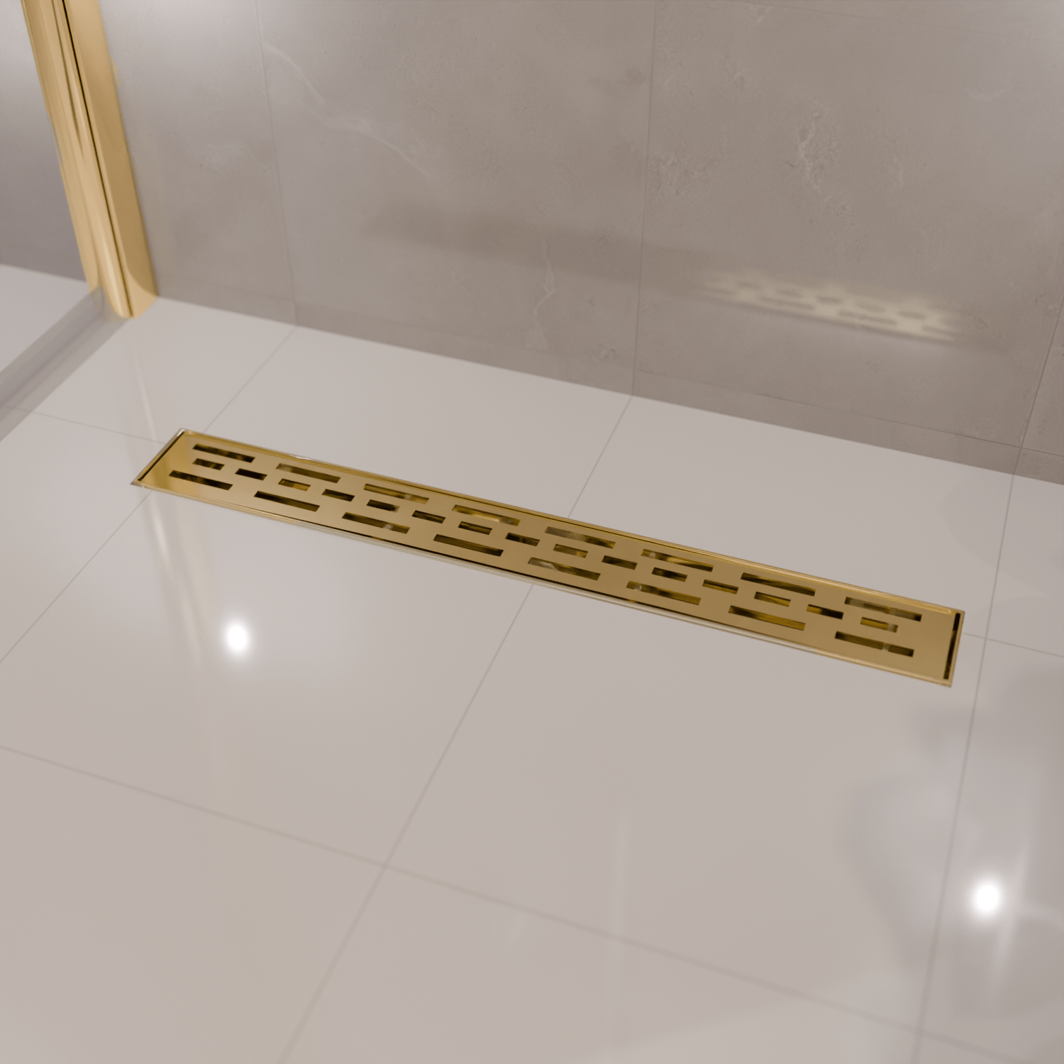 Douchegoot Cayma 60 cm - Goud - lomazoo.com