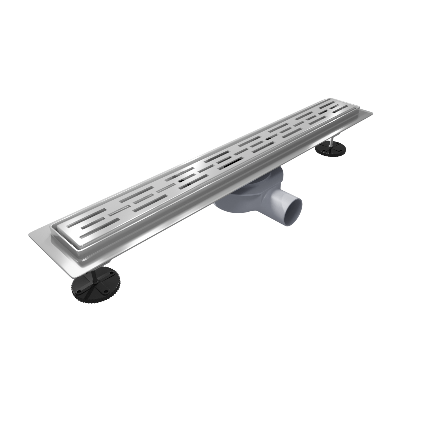 Douchegoot Cayma 70 cm - Geborsteld RVS - lomazoo.com