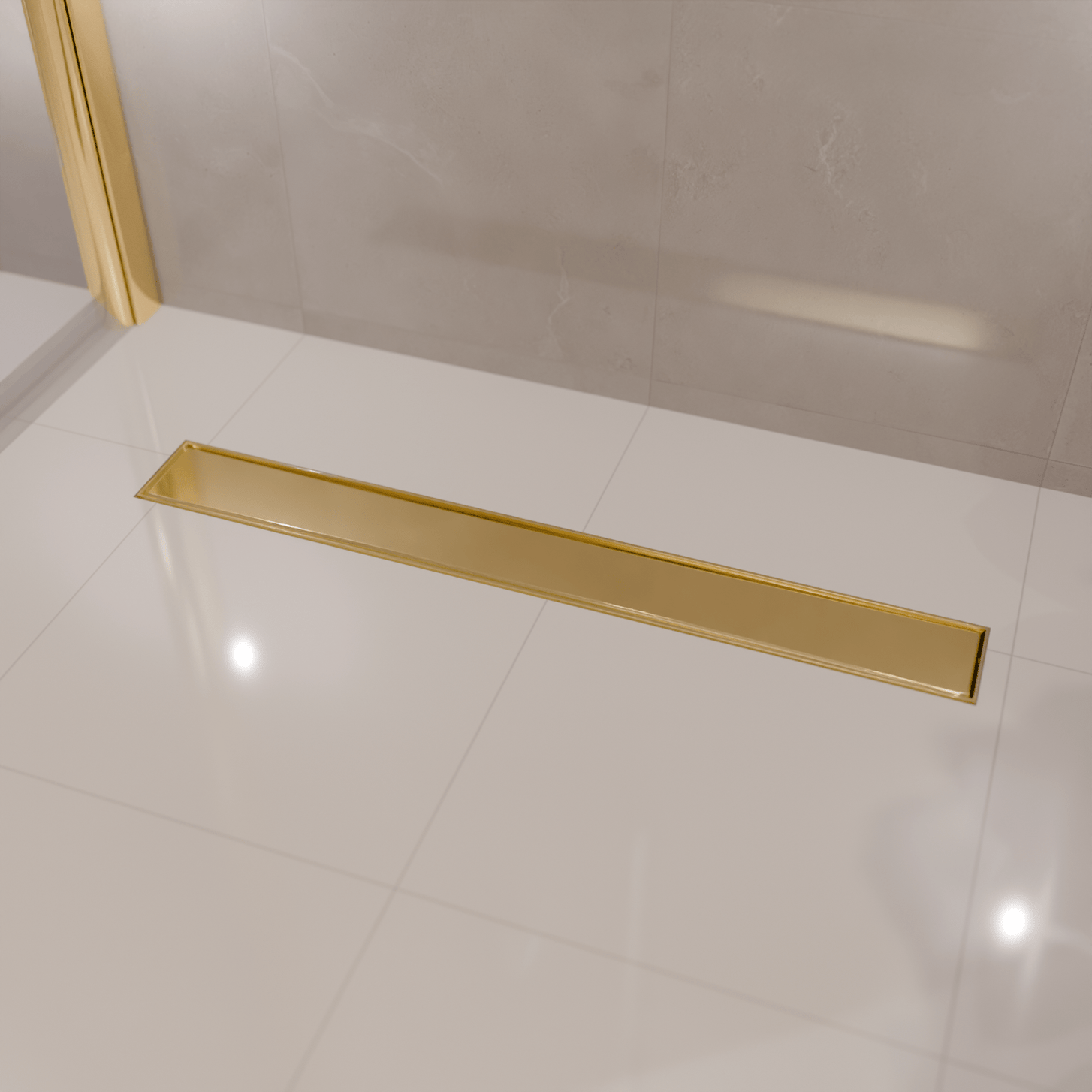 Douchegoot Nilo 60 cm - Goud - lomazoo.com