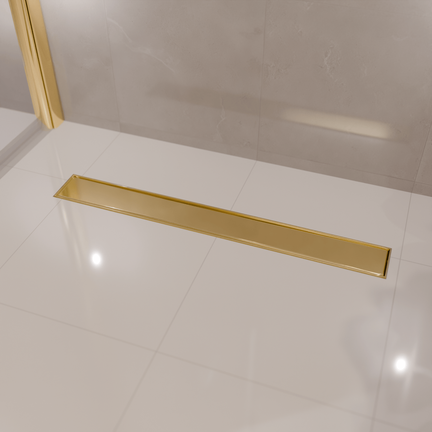 Douchegoot Nilo 60 cm - Goud - lomazoo.com