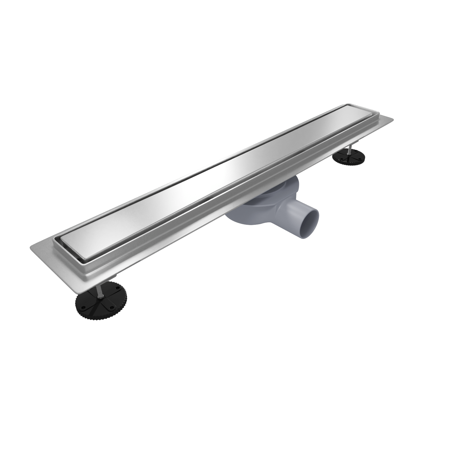 Douchegoot Nilo 70 cm - Geborsteld RVS - lomazoo.com