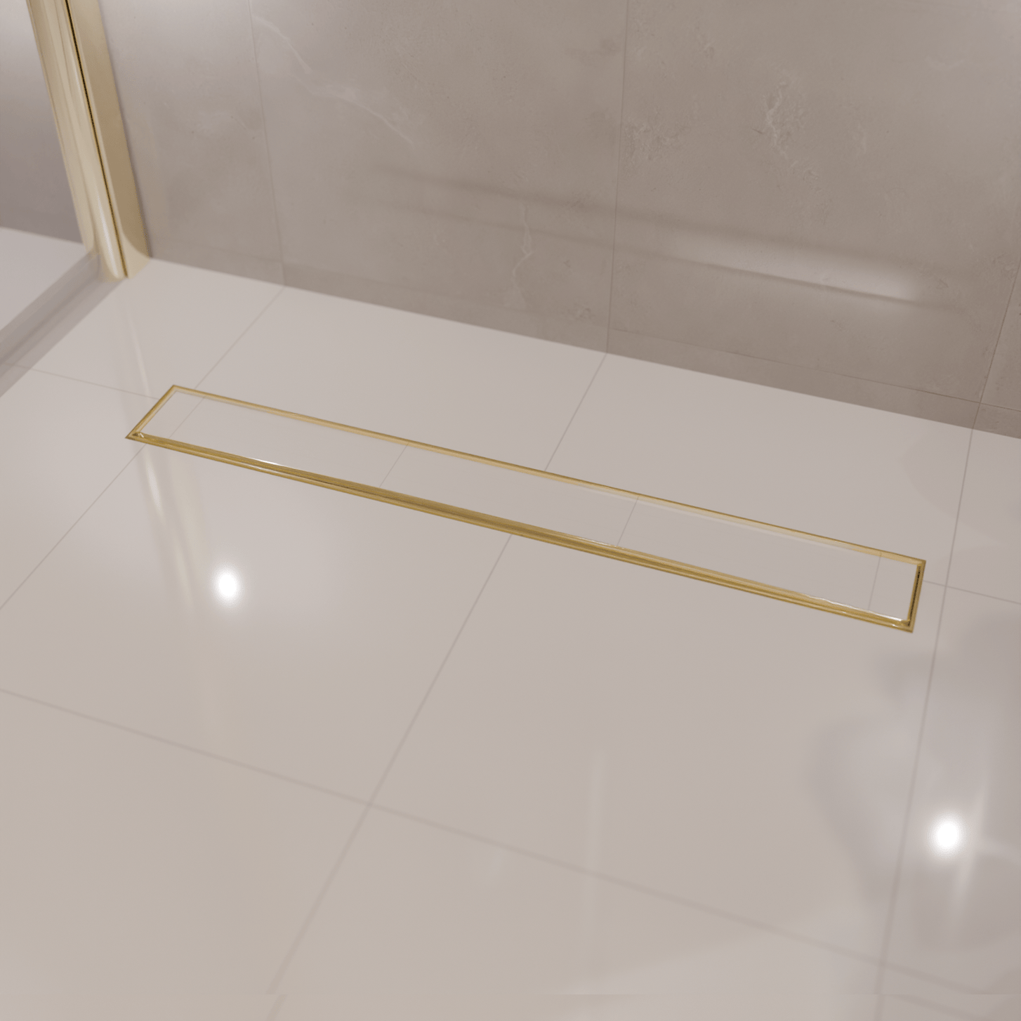 Douchegoot Nilo 70 cm - Goud - lomazoo.com