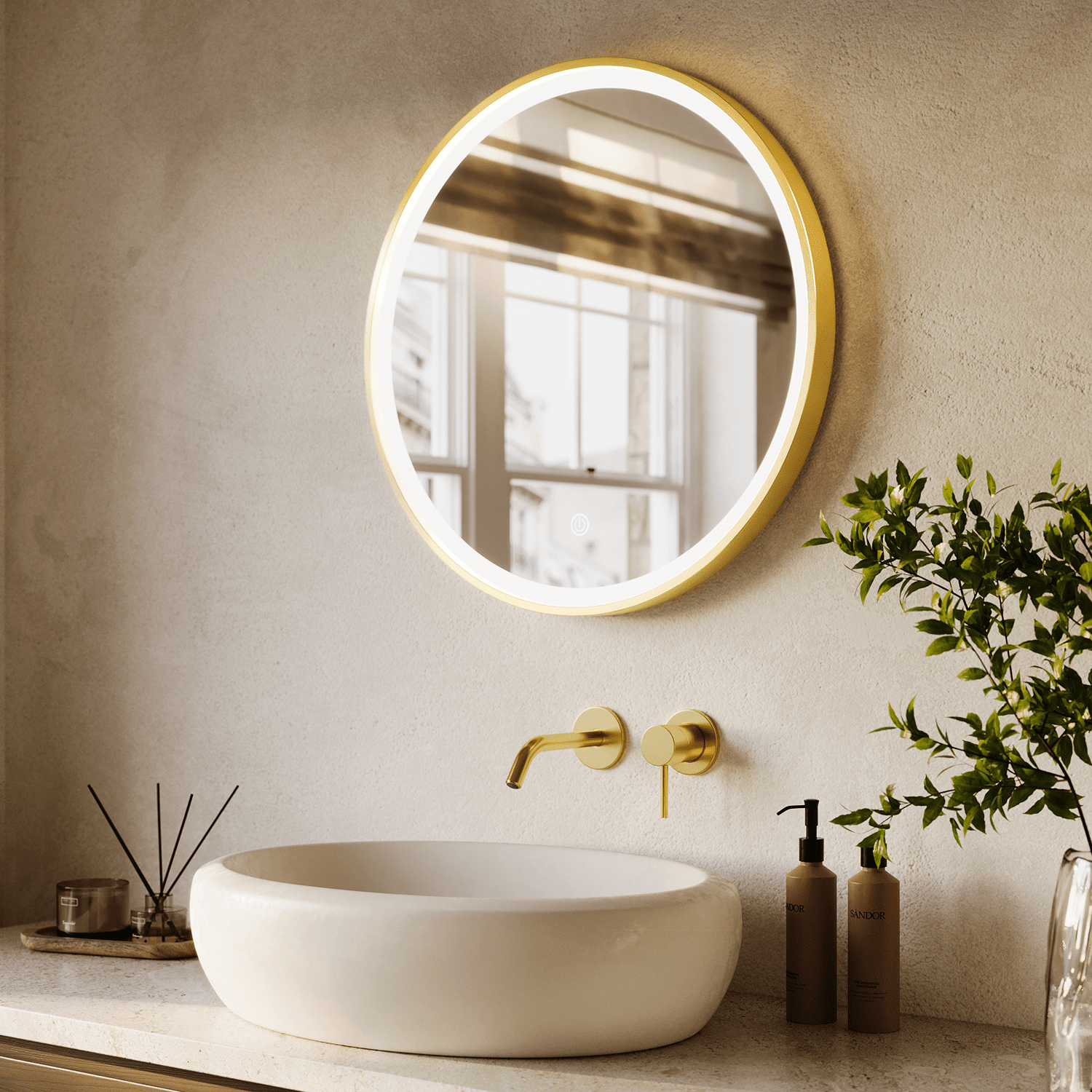 LONDON - 60 cm (goud) - lomazoo.com