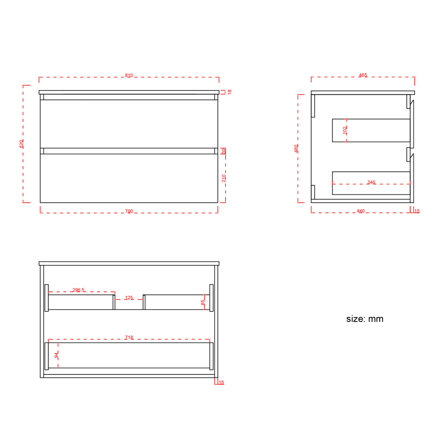 MARENZA Warm Eiken - Wastafel Wit - 80cm - lomazoo.com