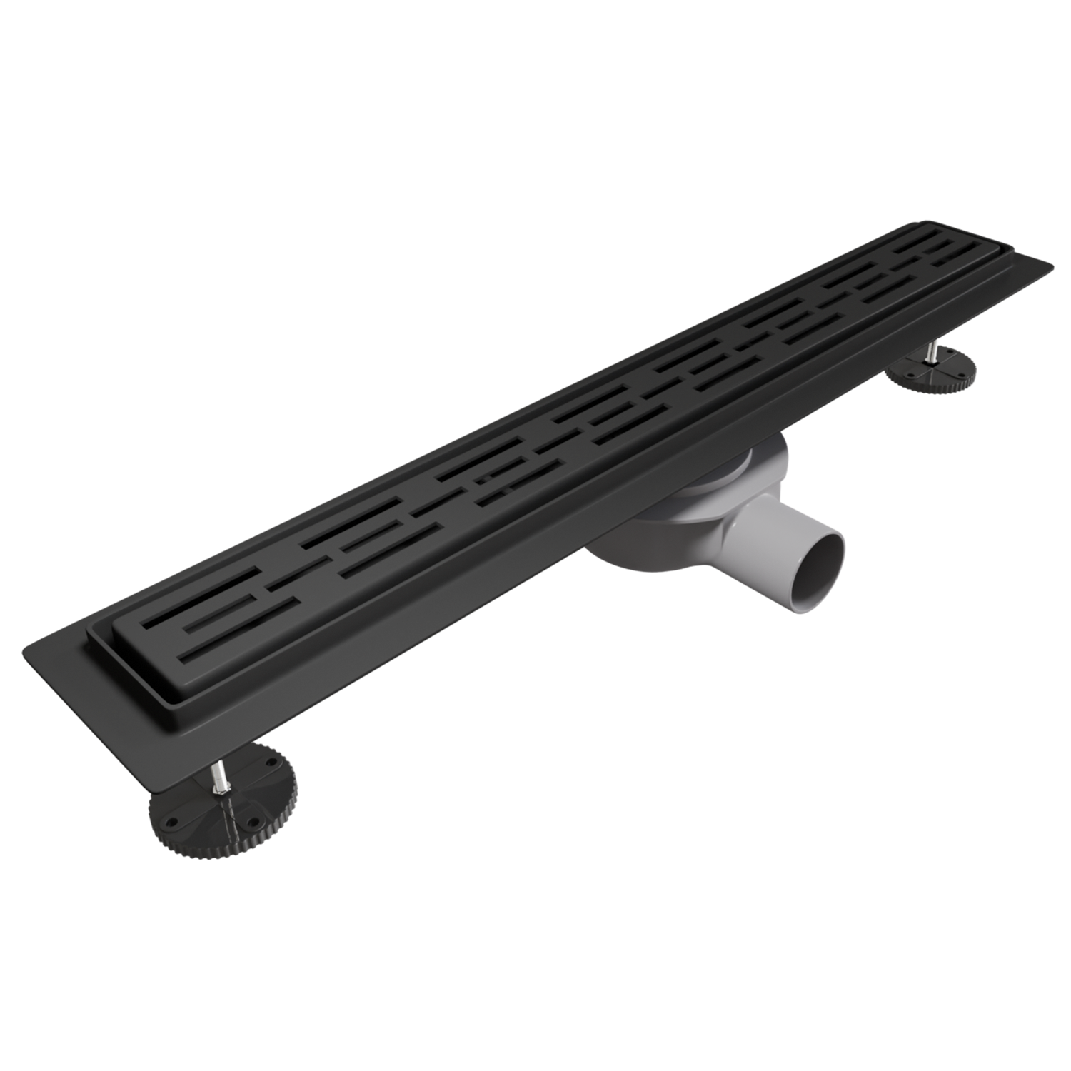 Douchegoot Cayma 80 cm - Matzwart