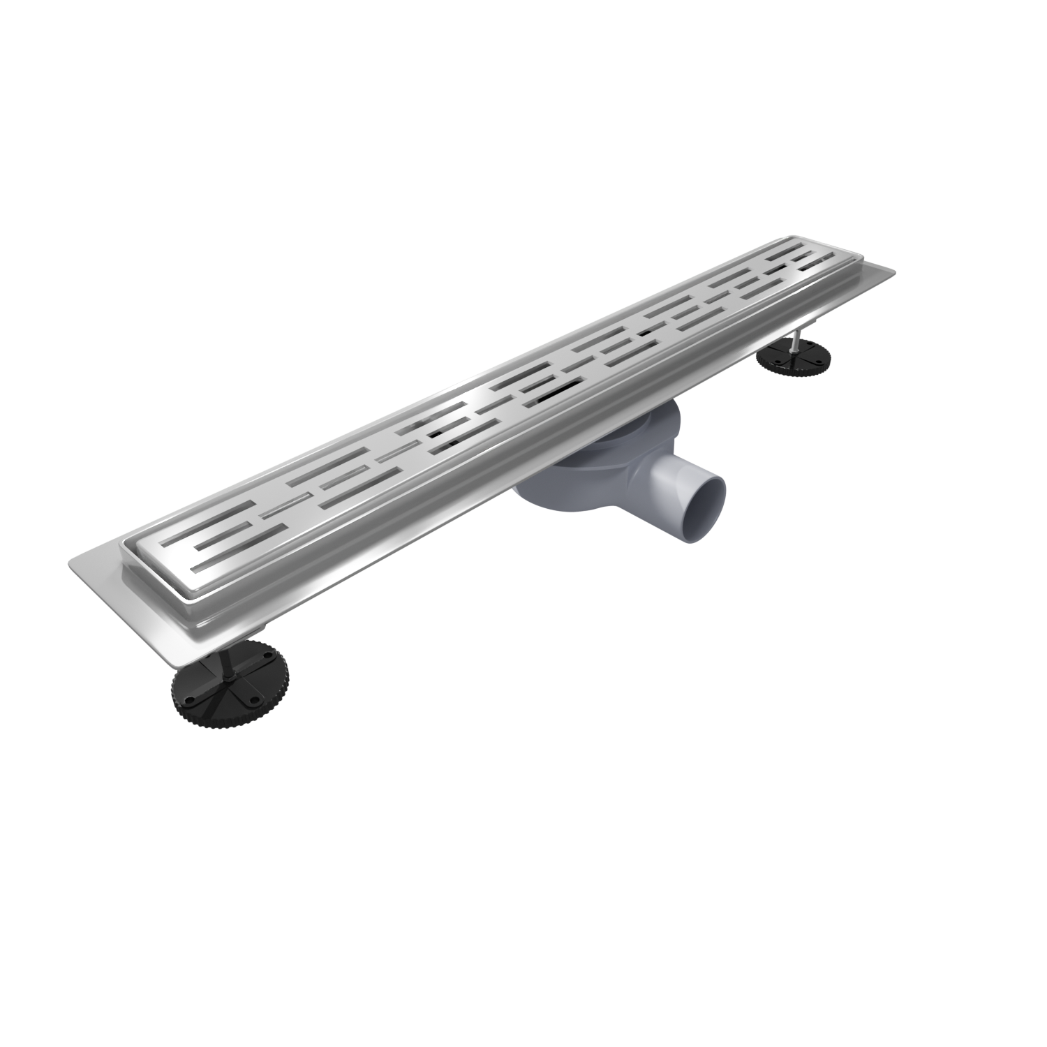 Douchegoot Cayma 80 cm - Geborsteld RVS
